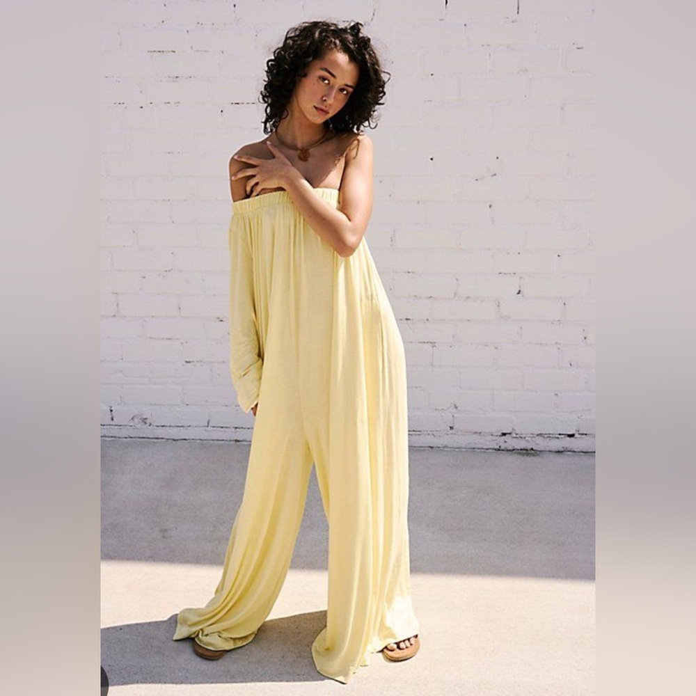 Free People Sunday Stroll Jumper - Banana